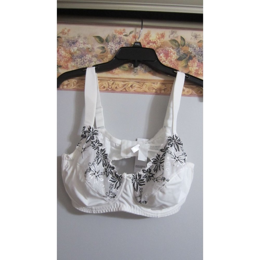 Curve Muse 38DD NWT Floral Comfort Strap Semi Lined Bra